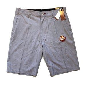 Ron Jon Surf Shop Hybrid Board Shorts Mens 33 Swim Trunks UV‎ Land Water NWT